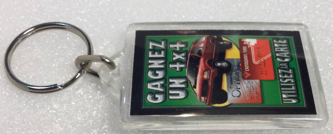 Vintage Canadian Tire MasterCard Promo Keychain Boutique Chez Dary 